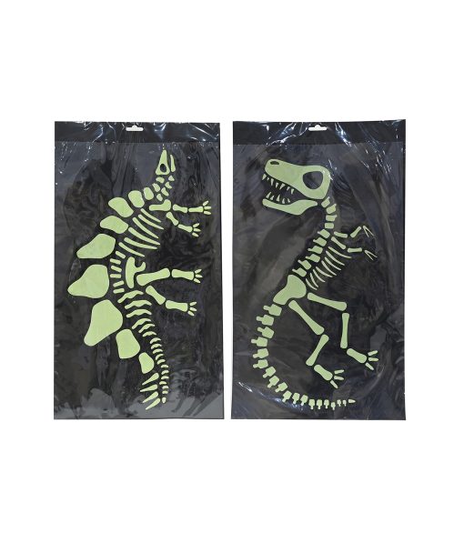 Dinosaur Skeleton Wall Sticker Assorted