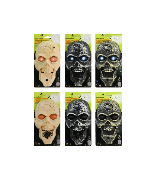 Animated Skull Doorbell Assorted 23cm