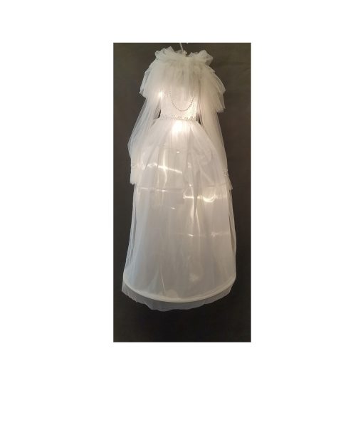 Animated Hanging Bride Dress 1.1m