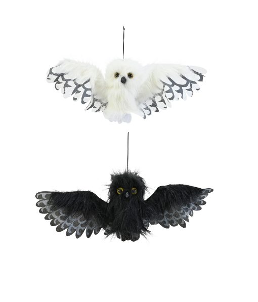 Animated Hanging Shaking Owl Assorted 18cm