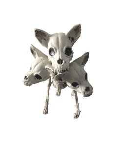 Three Headed Dog Skeleton 23cm