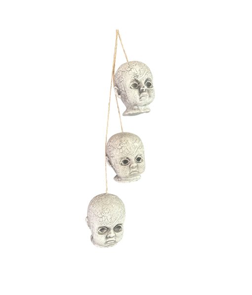 Hanging Doll Head 3pk