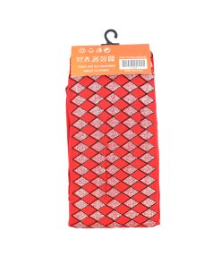 Red Party Stockings Diamond Patterns