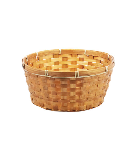 Dark Brown Bamboo Baskets 27 x 12cm