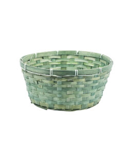 Green Bamboo Baskets 27 x 12cm