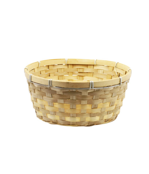 Natural Bamboo Baskets 27 x 12cm