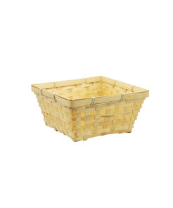 Natural Bamboo Baskets 23 x 23 x 11cm