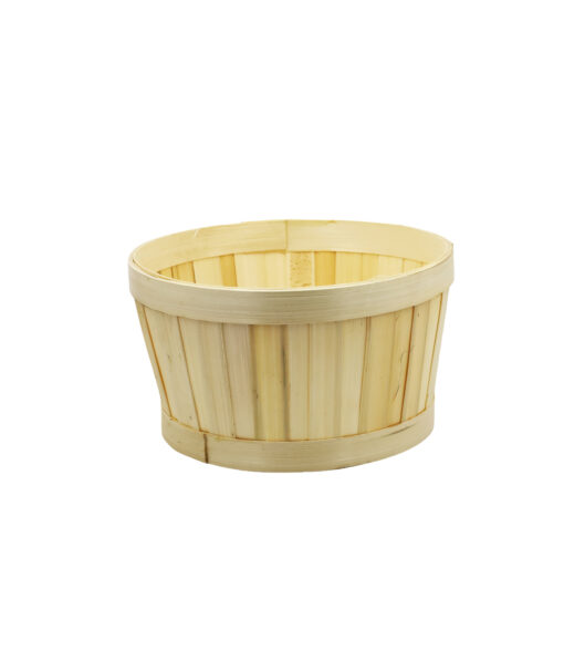 Natural Bamboo Baskets 25 x 12.5cm