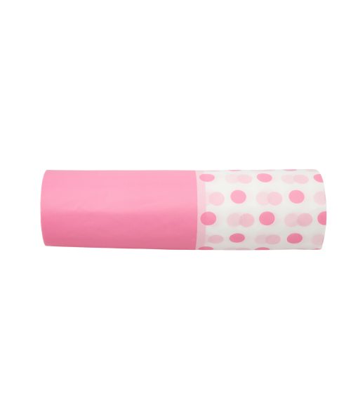 Pink Dot Cut To Size Tablecloth 1.4mx30m