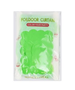 Green Neon Foildoor Curtain 1 x 2m