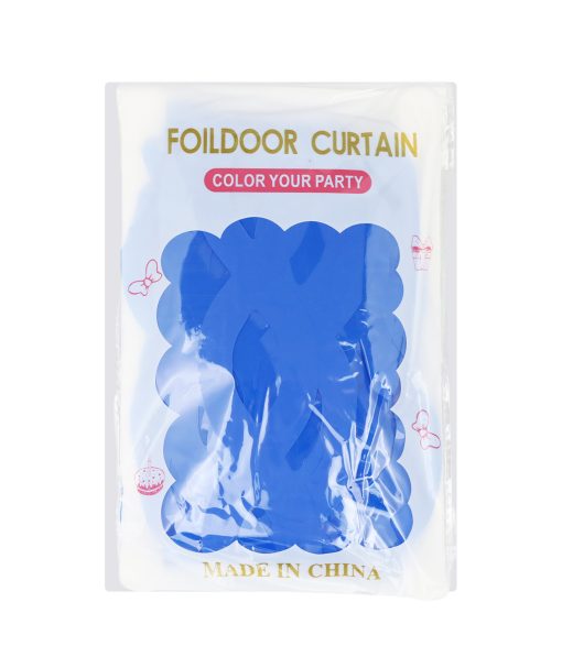 Blue Neon Foildoor Curtain 1 x 2m