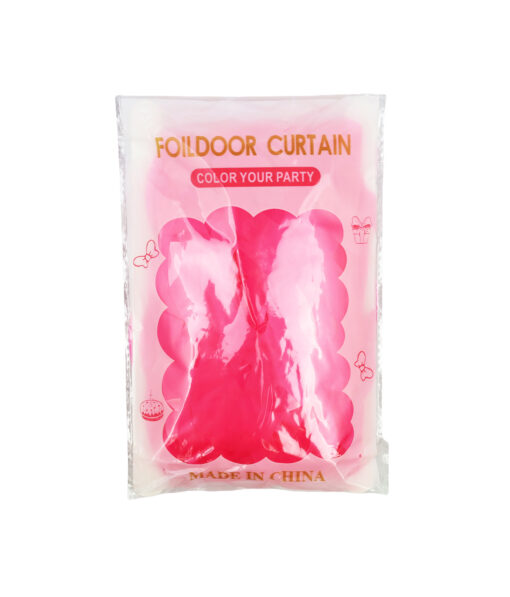 Pink Neon Foildoor Curtain 1 x 2m