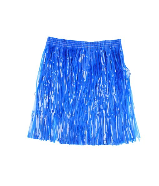 Blue Neon Hula Skirt 50cm