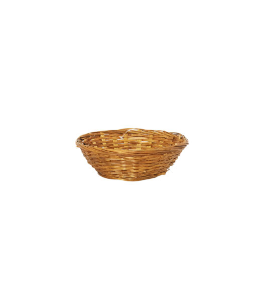 Dark Brown Bamboo Baskets 20cm