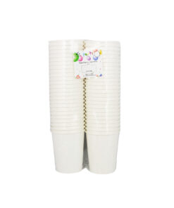 White Paper Cups 9oz 50pc