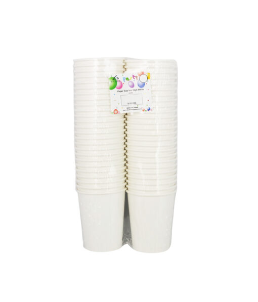 White Paper Cups 9oz 50pc