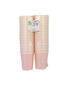 Light Pink Paper Cups 9oz 50pc