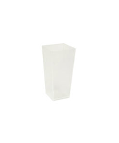 Clear PP Square Dessert Cups 4 x 8.2cm 12pc