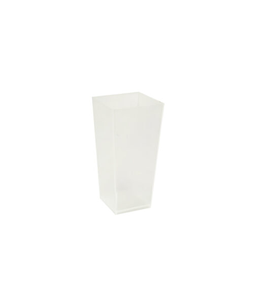 Clear PP Square Dessert Cups 4 x 8.2cm 12pc