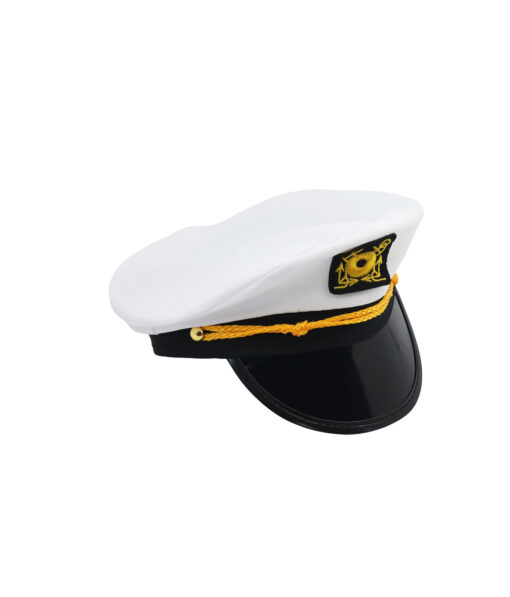 White Marine Captain Hat