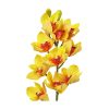 Yellow Orchid With Pink Stamen 71cm