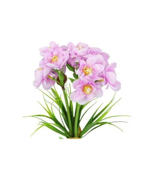 Light Purple Narcissus Flower 3 Heads 35cm