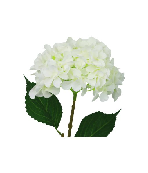 2 tone White Green Hydrangea Flower 63cm