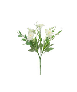 White Flowers 5 Heads 30cm