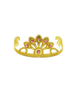 Peacock Tail Gold Tiara Crown