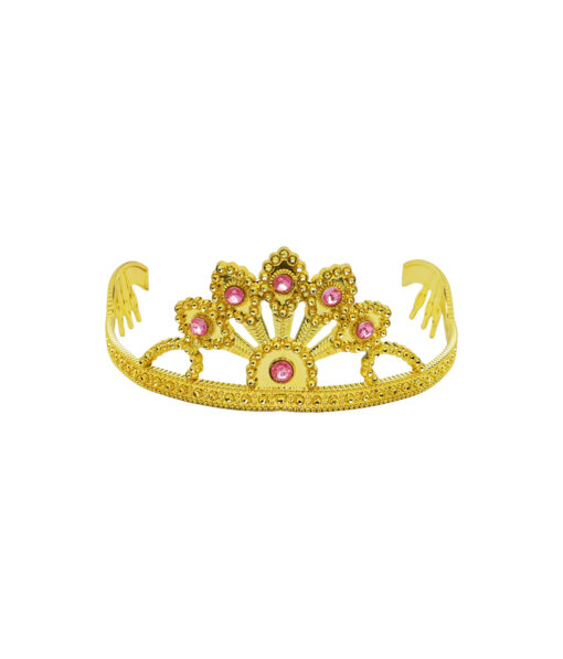 Peacock Tail Gold Tiara Crown