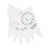 Sports String Flags 12pc 19 x 28cm