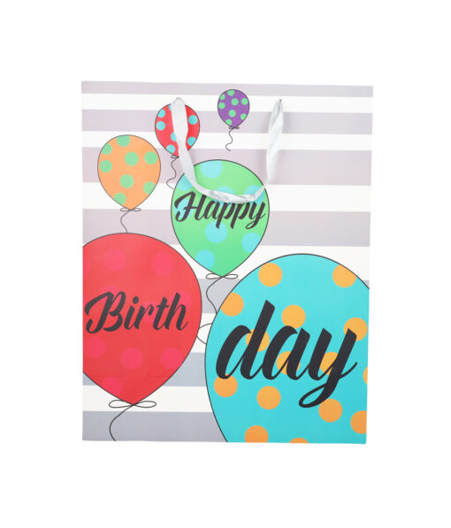 Birthday Balloons XL Gift Bag 40 x 18 x 50cm