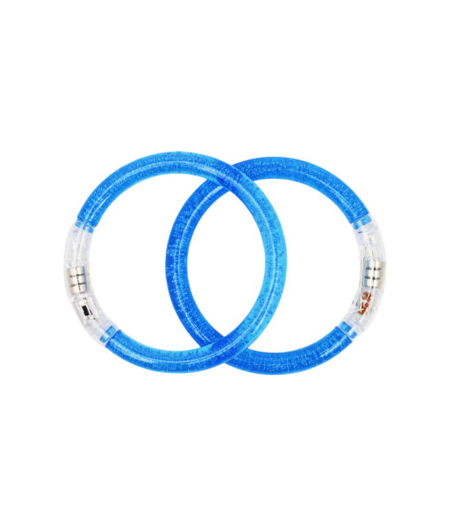 Blue LED Bracelet 2pc