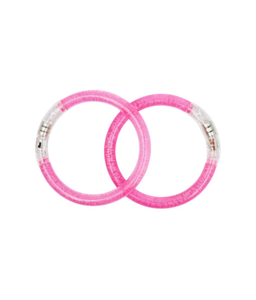 Pink LED Bracelet 2pc