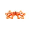 Neon Orange LED Star Glasses 14.5 x 6cm