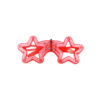 Neon Red LED Star Glasses 14.5 x 6cm