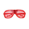 Neon Red LED Shutter Glasses 15.5 x 6cm