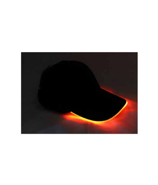 Neon Orange LED Light Up Baseball Hat