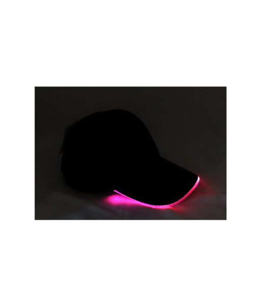 Neon Pink LED Light Up Baseball Hat