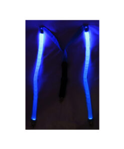 Neon Blue LED Suspenders 2.5 x 126.5cm