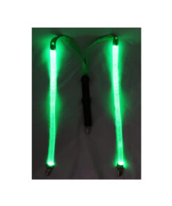 Neon Green LED Suspenders 2.5 x 126.5cm