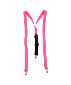 Neon Pink LED Suspenders 2.5 x 126.5cm