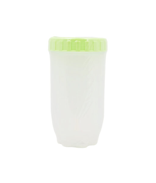 PP Storage Box with Green Lid 500ml 7.5 x 14.5cm 1pc