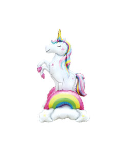 3D Unicorn Rainbow Foil Balloon