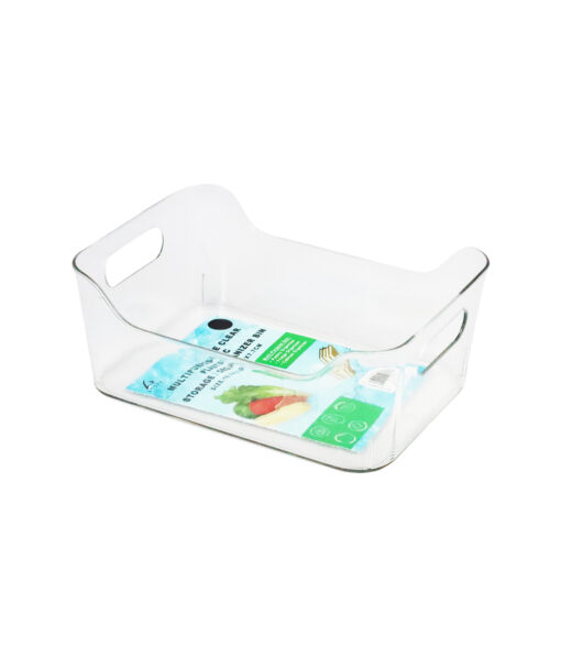 Clear Plastic Multipurpose storage box 34.8 x 24.8 x 14.5cm