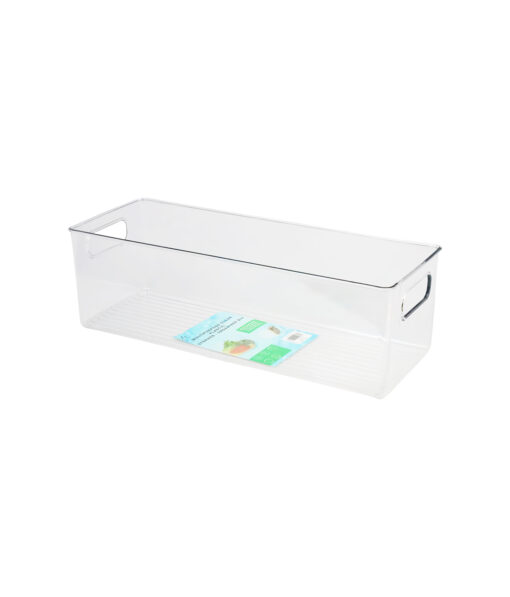 Clear Plastic Multipurpose storage box 40.5 x 15 x 13cm