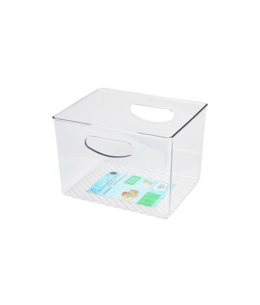 Clear Plastic Multipurpose storage box 22.2 x 18.5 x 16.2cm