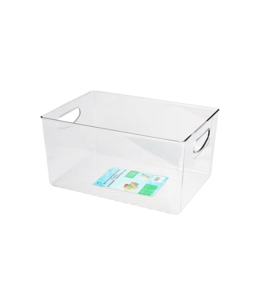 Clear Plastic Multipurpose storage box 31.5 x 21.5 x 16.5cm