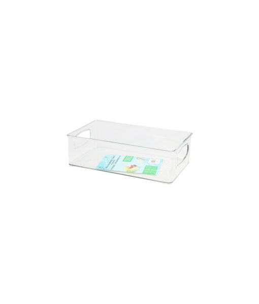 Clear Plastic Multipurpose storage box 23.6 x 13.3 x 6.1cm