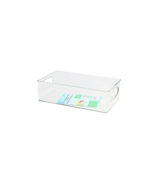 Clear Plastic Multipurpose storage box 24.2 x 14.3 x 6.9cm